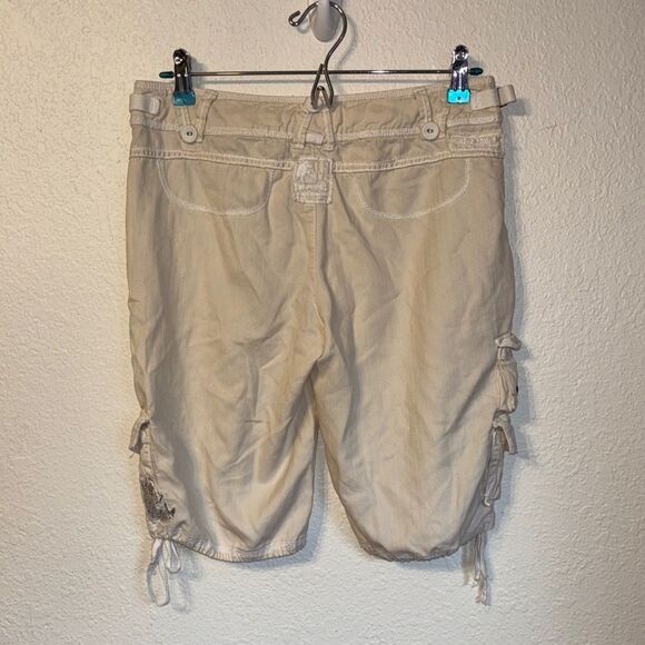 Da Nang Embroidered Cargo Bermuda Shorts Small - Picture 6 of 6